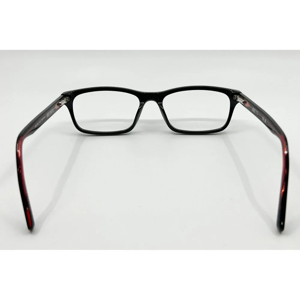 Nike Eyeglasses Frames Mens Black Red 7242 004 Rectangular 53-16-140